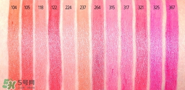 兰蔻口红色号大全,兰蔻口红试色图合集